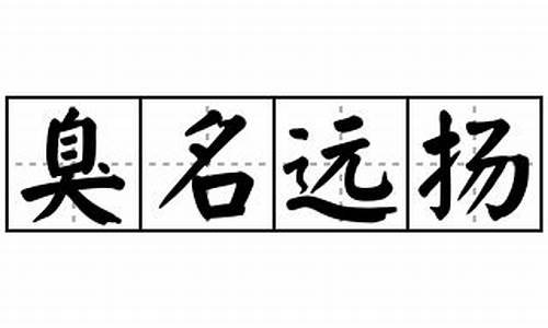 臭名远扬造句三十字左右怎么写_臭名远扬造