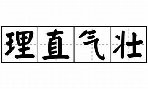 理直气壮的意思_理直气壮的意思解释